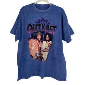 Official Merch Outkast T-Shirt Blue Acid Wash Size XL NWOT